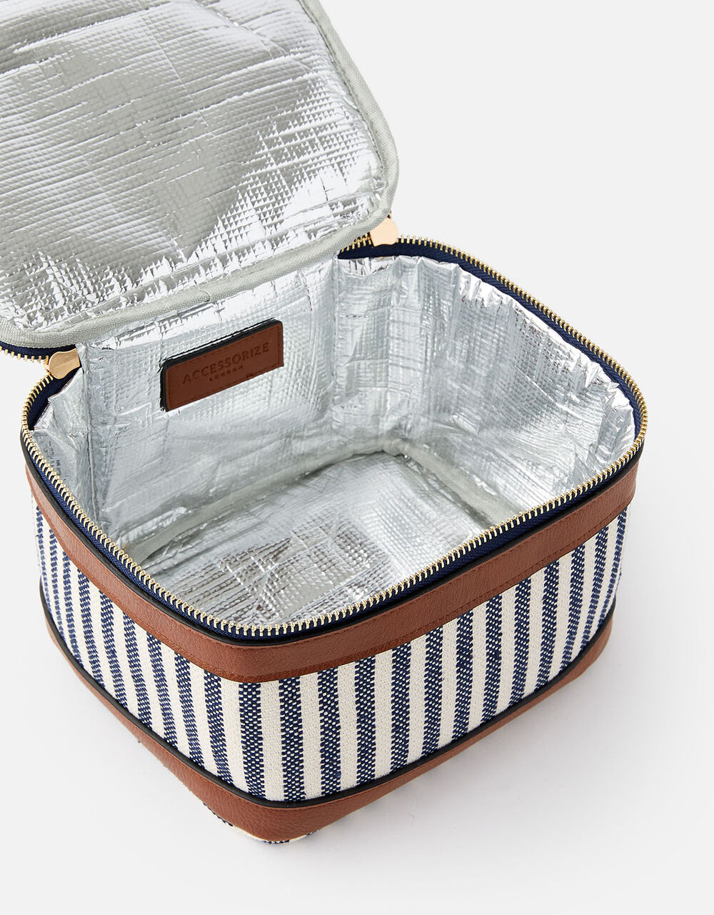 Square Lunch Box Blue Small accessories Accessorize UK