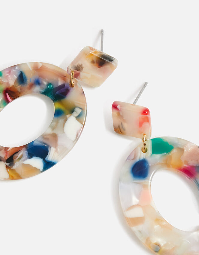 Resin statement earrings Clearance