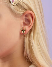 4-Pack Girls Christmas Clip On Earrings, , large