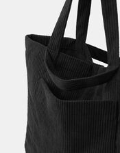 Double Strap Corduroy Shopper Bag, , large