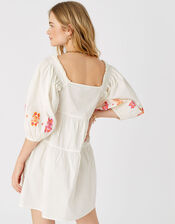 Embroidered Dress in Pure Cotton, Multi (BRIGHTS-MULTI), large