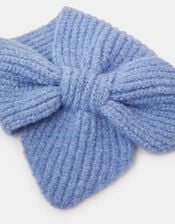 Small Rib Knit Triangle Scarf, , large