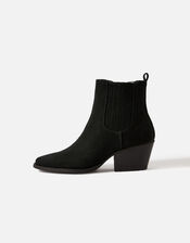 Western Boots, Black (BLACK), large