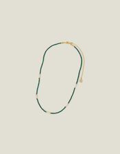 14ct Gold-Plated Pearl Station Necklace, , large