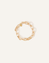 Simple Medium Chain Bracelet, Gold (GOLD), large