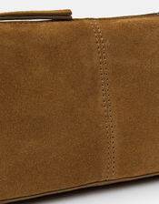Suede Crossbody Handbag, , large