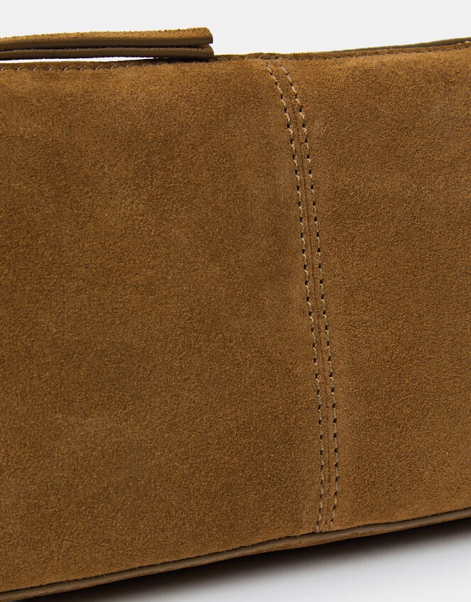 Suede Crossbody Handbag, , large