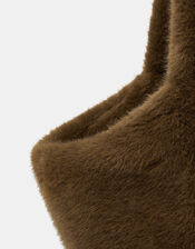 Faux Fur Shopper Bag, , large