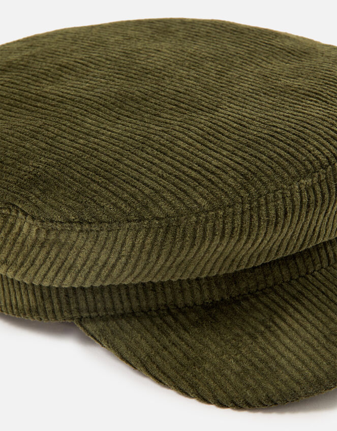 Cord Mariner Cap, Green (KHAKI), large