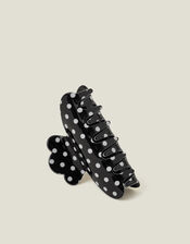 Polka Dot Scallop Claw Clip, , large
