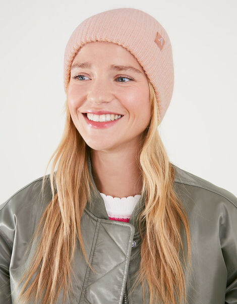 Oslo Beanie Hat Pink, Pink (PINK), large