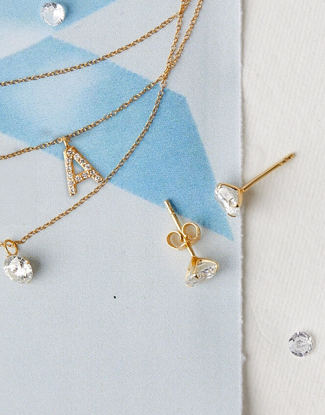 Lab Grown Diamond 1ct Stud Earrings 9ct Gold, , large