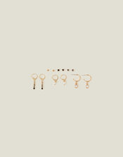 Stud and Cupchain Earrings 6 Pack, , large