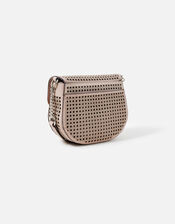 Punch-Out Cross-Body Bag, Nude (NUDE), large