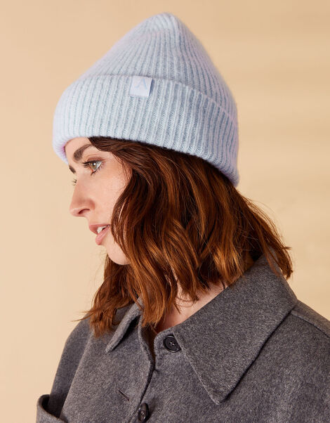 Oslo Beanie Hat, Blue (BLUE), large