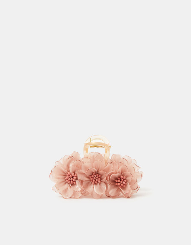 Chiffon Flower Claw Clip, , large