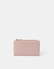 Fold-Over Faux Leather Purse, Pink (PINK), large