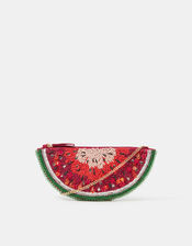 Beaded Watermelon Crossbody Bag, , large
