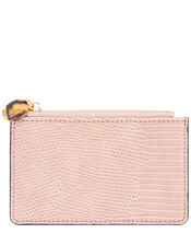 Shoreditch Reptile Card Holder, Pink (PINK), large