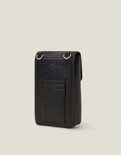 Twist-Lock Leather Phone Bag, , large