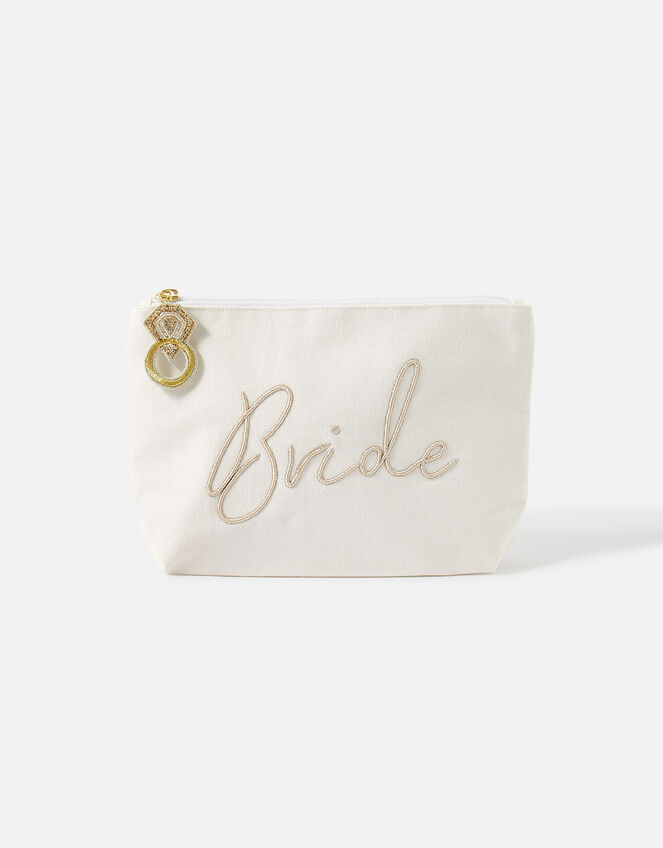 Bride Canvas Washbag, , large
