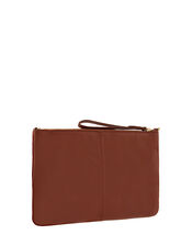 Carmela Leather Cross Body Bag, Orange (RUST), large