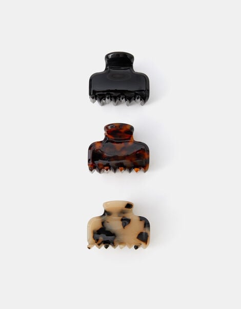 3-Pack Mini Tort Resin Claw Clips, , large