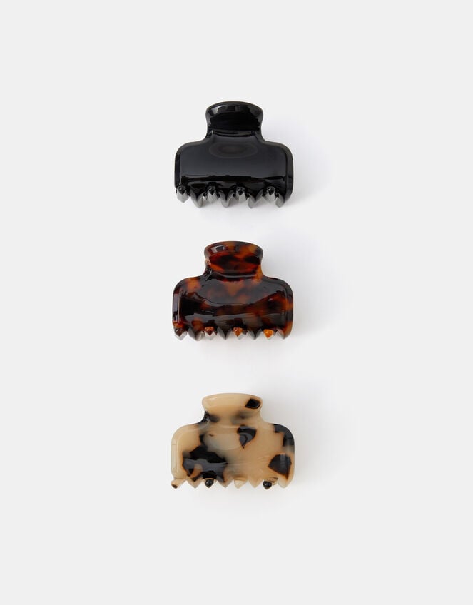 3-Pack Mini Tort Resin Claw Clips, , large