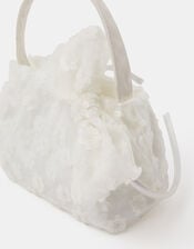 Girls Sequin Mesh Bow Headband & Bag Set, , large