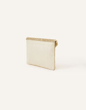 Embellished Classic Clutch Bag, Gold (GOLD), large