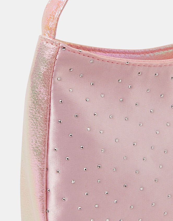 Girls Diamanté Shoulder Bag , , large