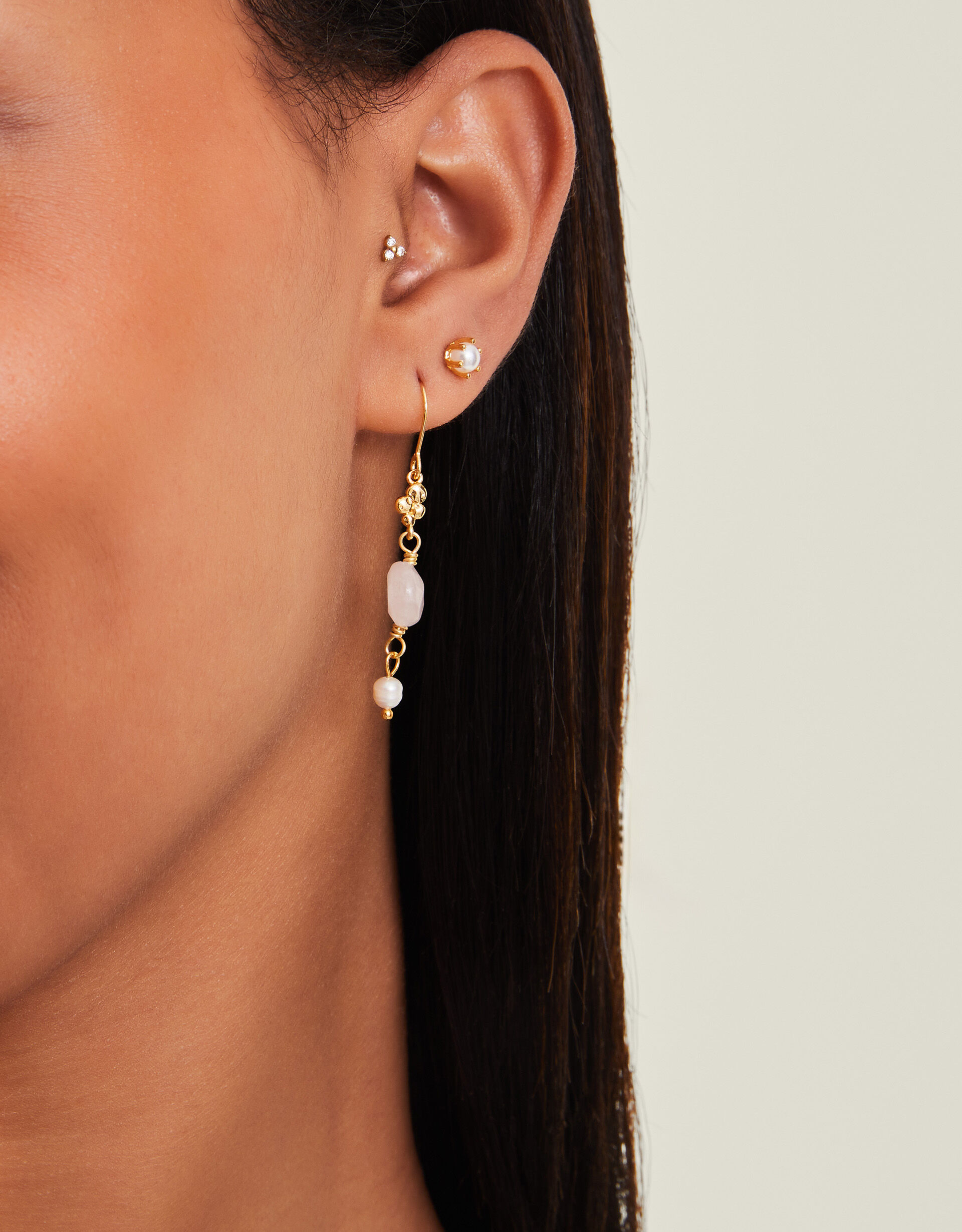 Accessorize pearl earrings deals