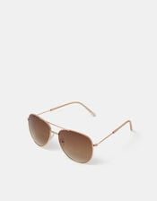 Metal Aviator Sunglasses, , large