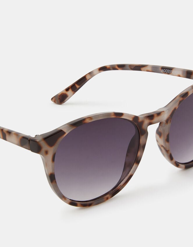 Tort Round Sunglasses, , large