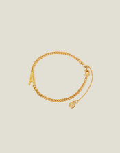 14ct Gold-Plated East West Initial Bracelet, Gold (GOLD), large