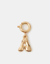 Bubble Initial Jewellery Charm, Gold (GOLD), large