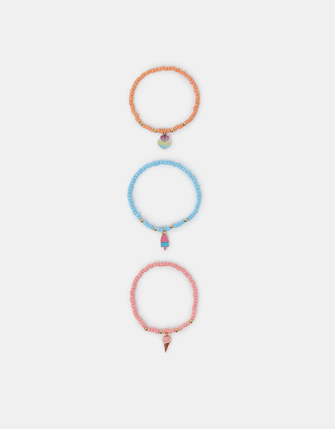 3-Pack Girls Ice Cream Charm Bracelets, , large
