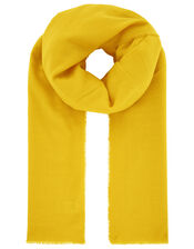 Wells Blanket Scarf Bright Yellow, , large
