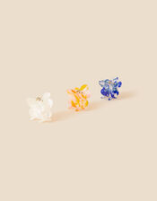 Mini Flower Claw Clips Set of Three, , large