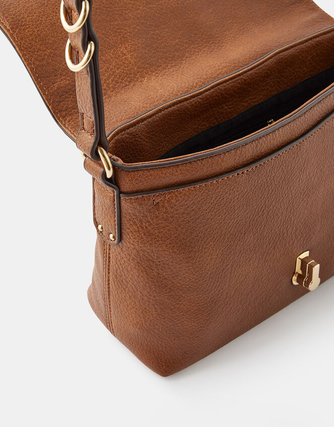 Ava Shoulder Bag, Tan (TAN), large
