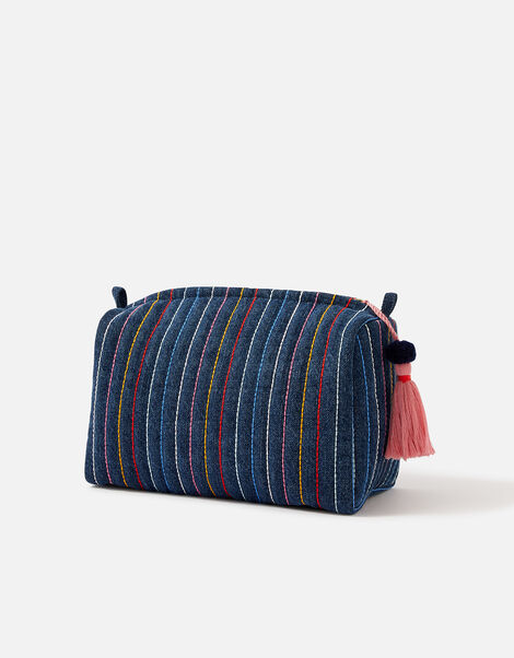 Rainbow Stitch Wash Bag, , large