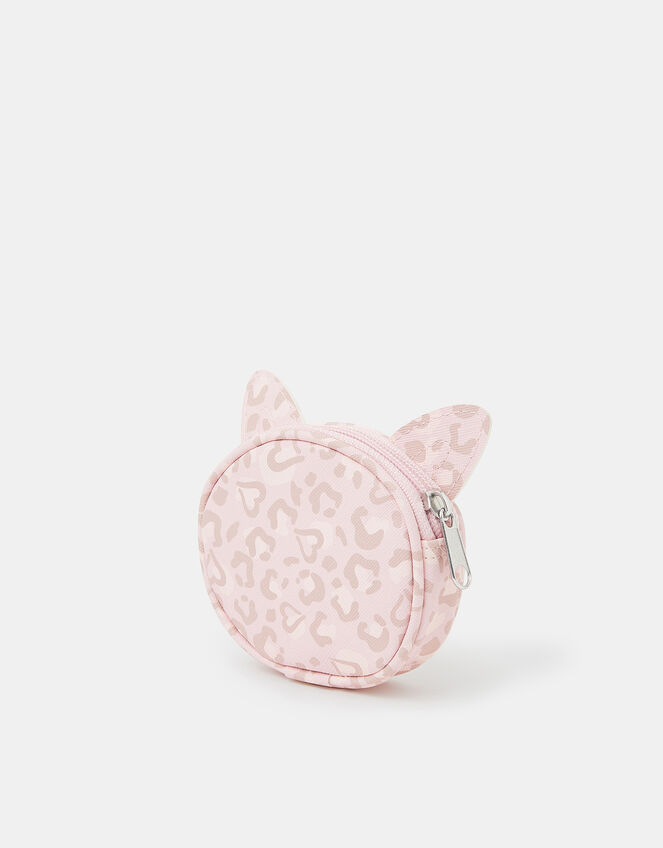 Girls Animal Print Cat Purse, , large