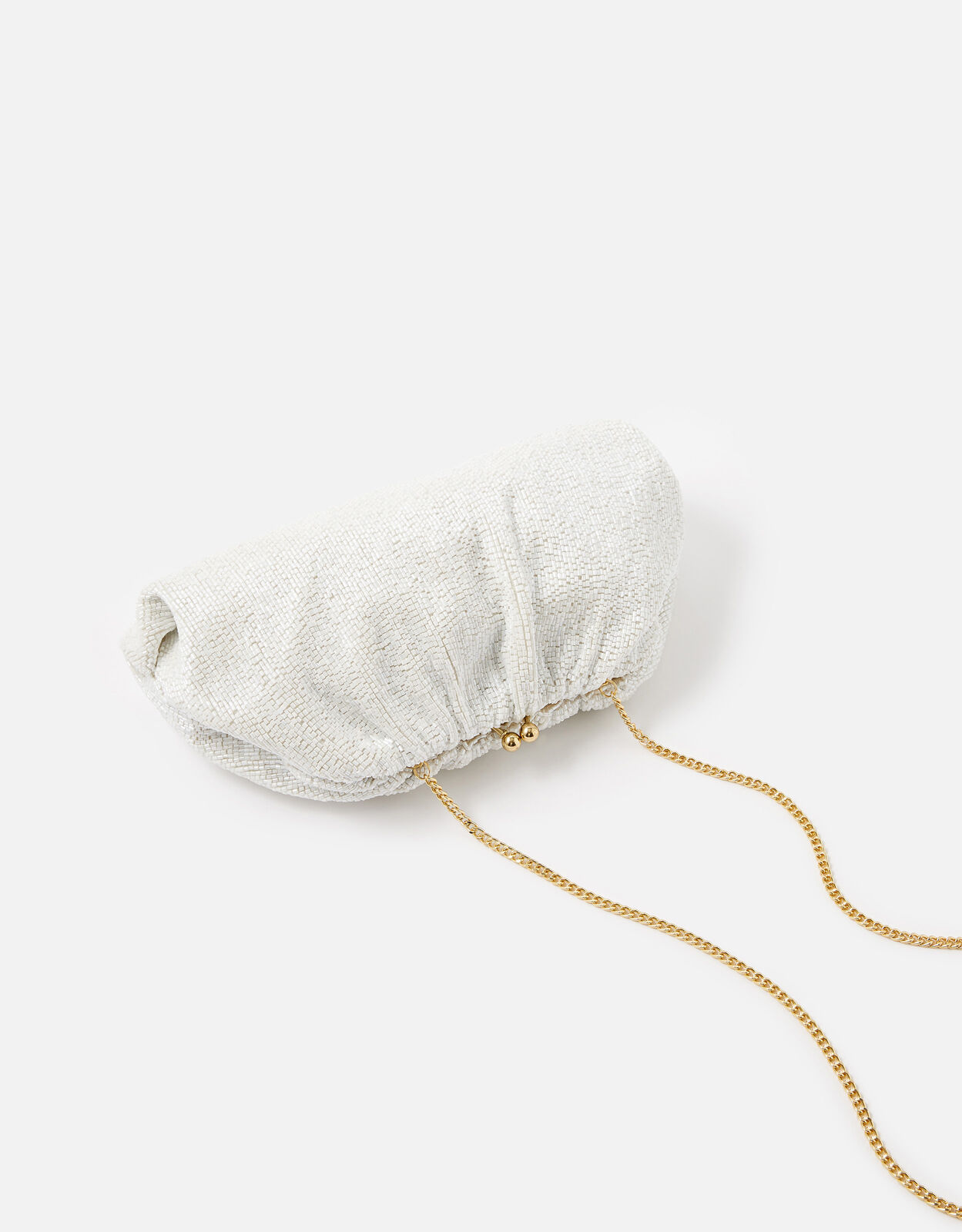 Large white clutch cheap