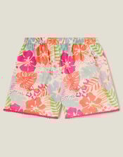 Girls Tropical Print Shorts, Multi (BRIGHTS MULTI), large