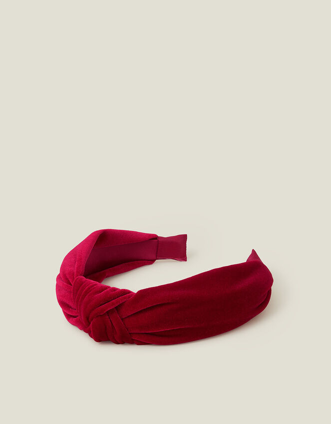Velvet Knot Headband, , large