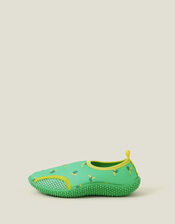 Girls Banana Swim Shoes, Green (GREEN), large