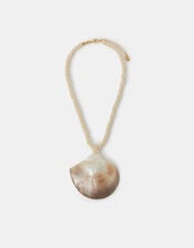 Mother of Pearl Shell Beaded Necklace, , large