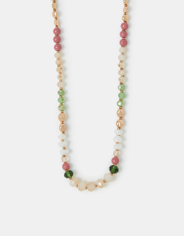 Long Beaded Rope Necklace, , large