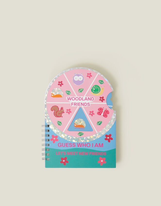 Girls Woodland Stickers and Notebook, , large