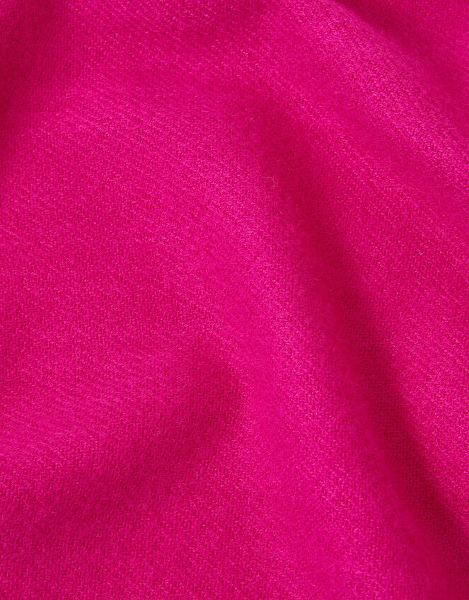 Plain Tassel Scarf, Pink (PINK), large